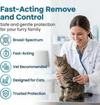 Authentic USA imported cat deworming liquid formula 100 milliliters size