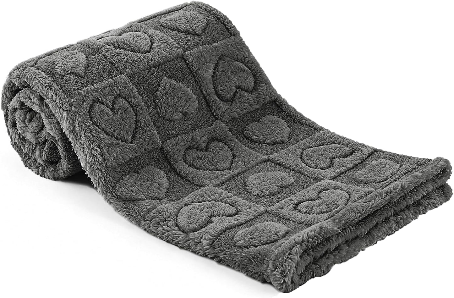 gogobunny Pet Blanket for Dogs Cats, 300GSM Ultra Soft Coral Fleece Blanket, Washable Small Dog Cat Blanket, Calming Crate Mat, Furniture Protector for Couch Bed Car Seat, Beige, 25x35IN - Image 10