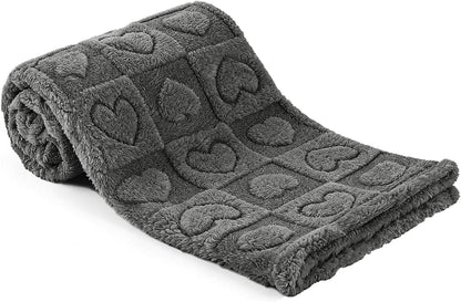 gogobunny Pet Blanket for Dogs Cats, 300GSM Ultra Soft Coral Fleece Blanket, Washable Small Dog Cat Blanket, Calming Crate Mat, Furniture Protector for Couch Bed Car Seat, Beige, 25x35IN - Image 10