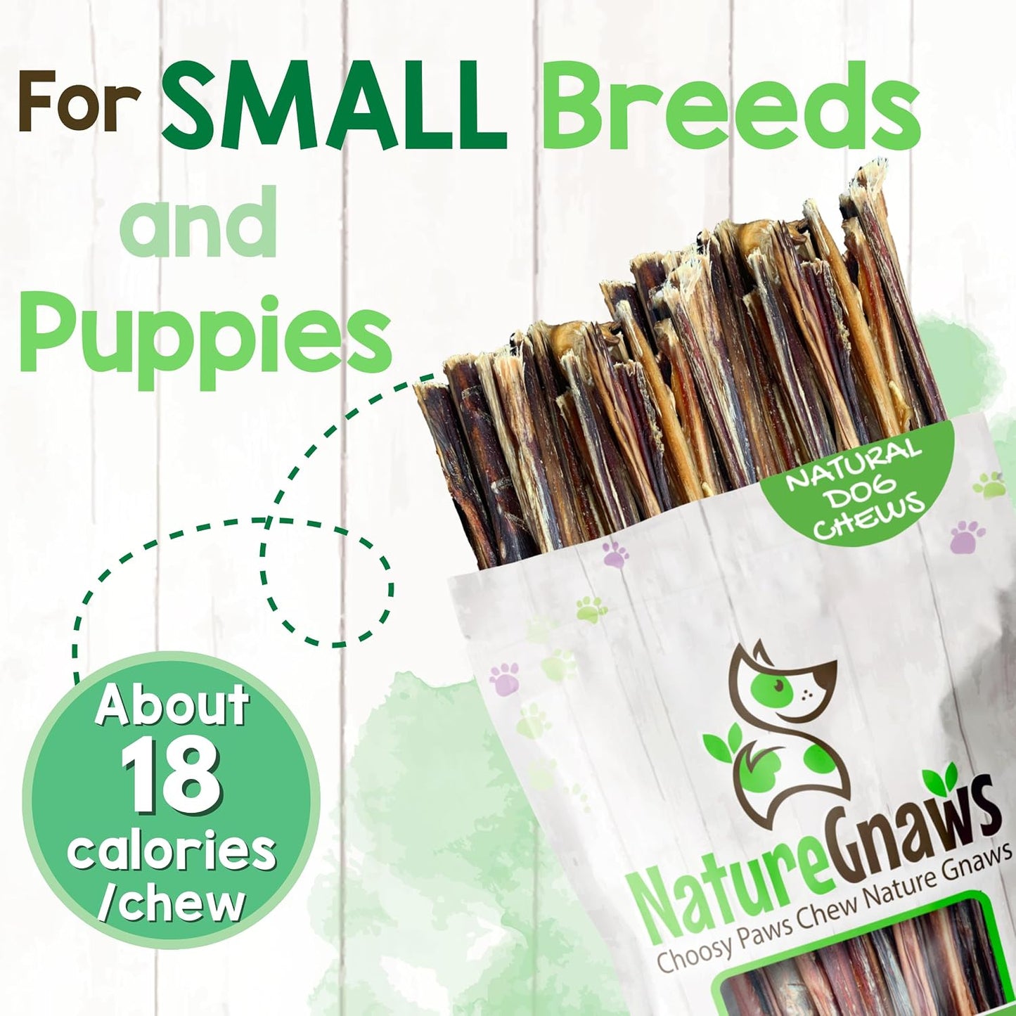 USA imported low odor grain free dog chews for small breed pets