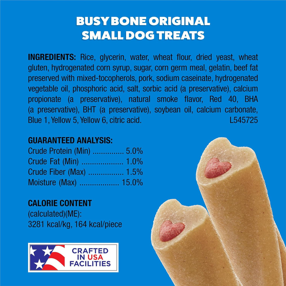Side profile of Purina Busy Bone Mini treat