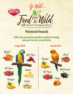 Kaytee 3 ounce bird snack bag size reference