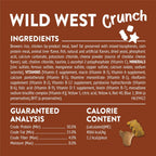 Nutritional information and feeding guidelines on Friskies treat packaging