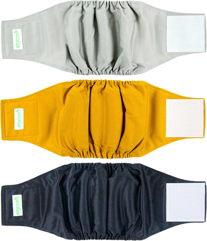 Wegreeco reusable pet belly bands fabric construction demonstration
