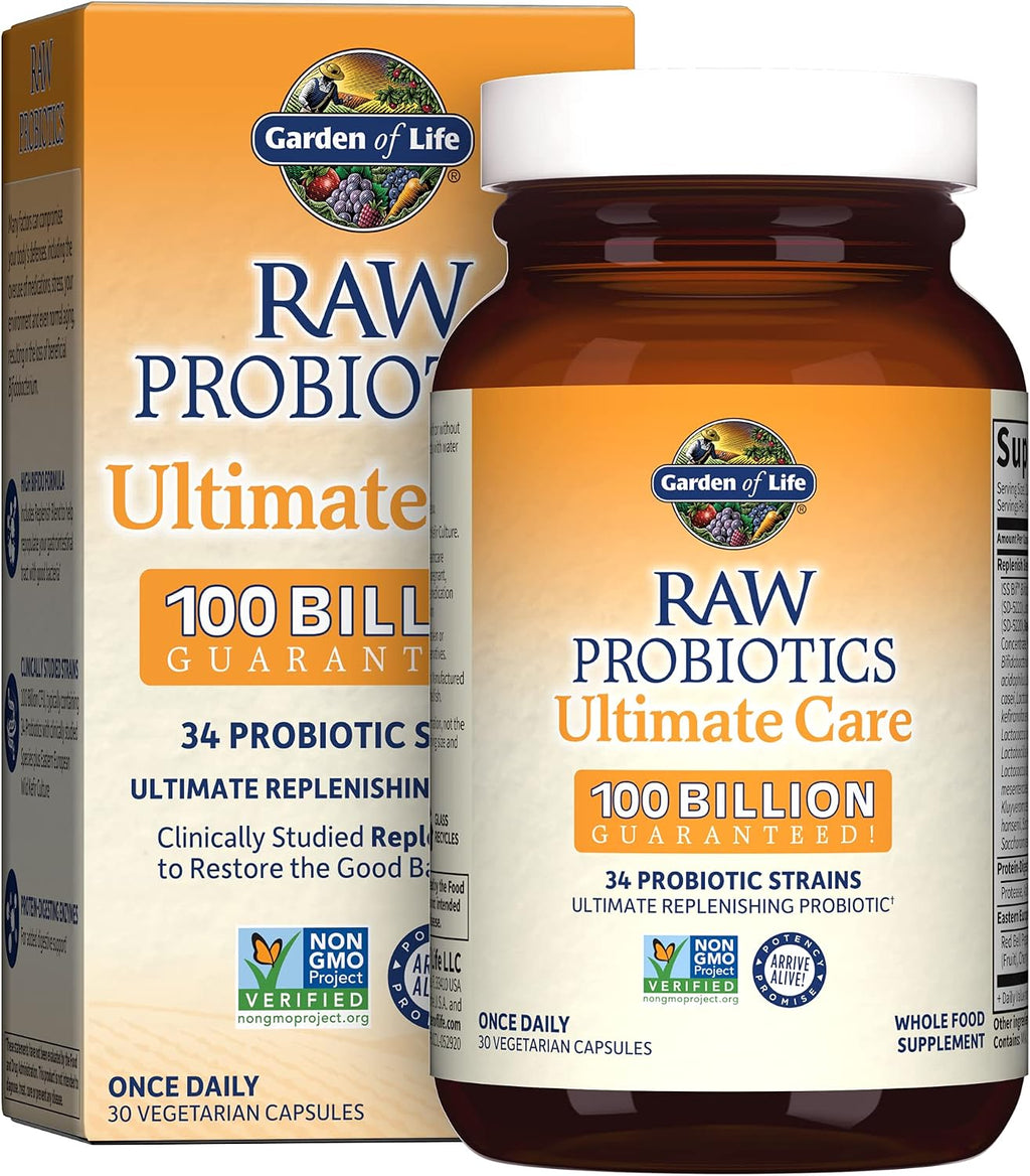 Garden of Life Raw Probiotics Ultimate Care, 100 B CFU, Shelf Stable, 30ct - Image 11
