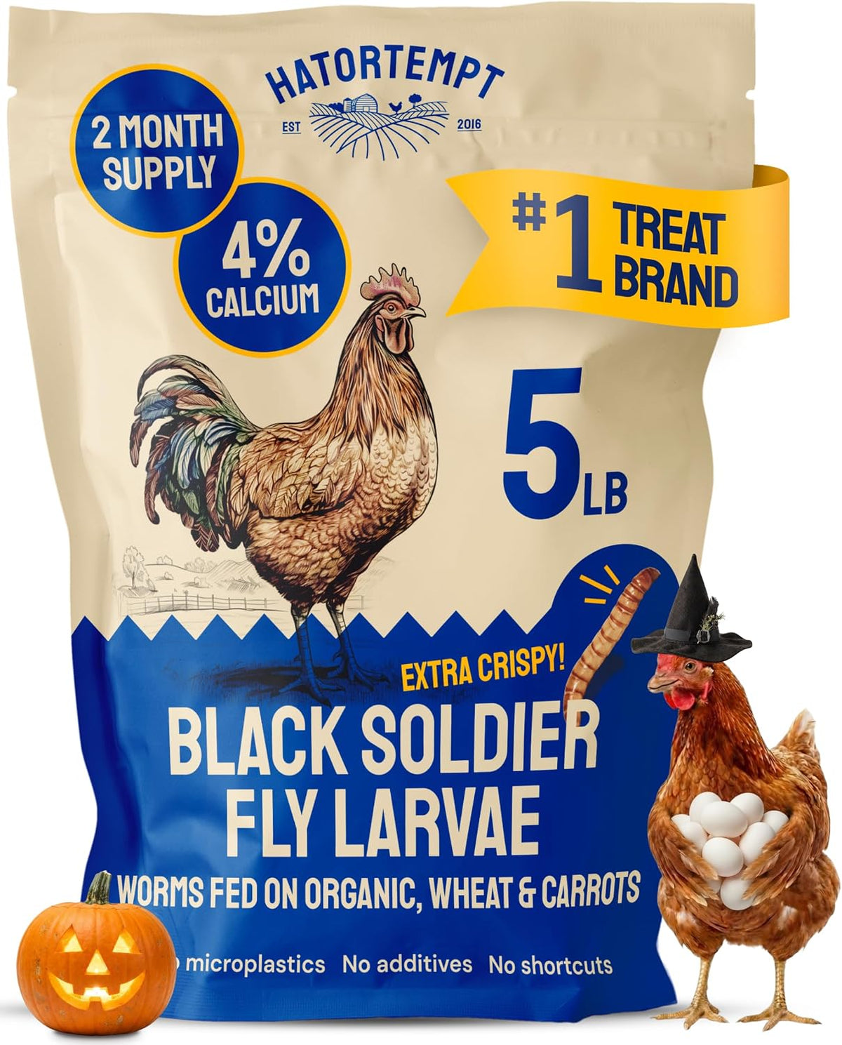 Hatortempt 10lb Black Soldier Fly Larvae for Chickens, Calci Chicken Treats - Image 9