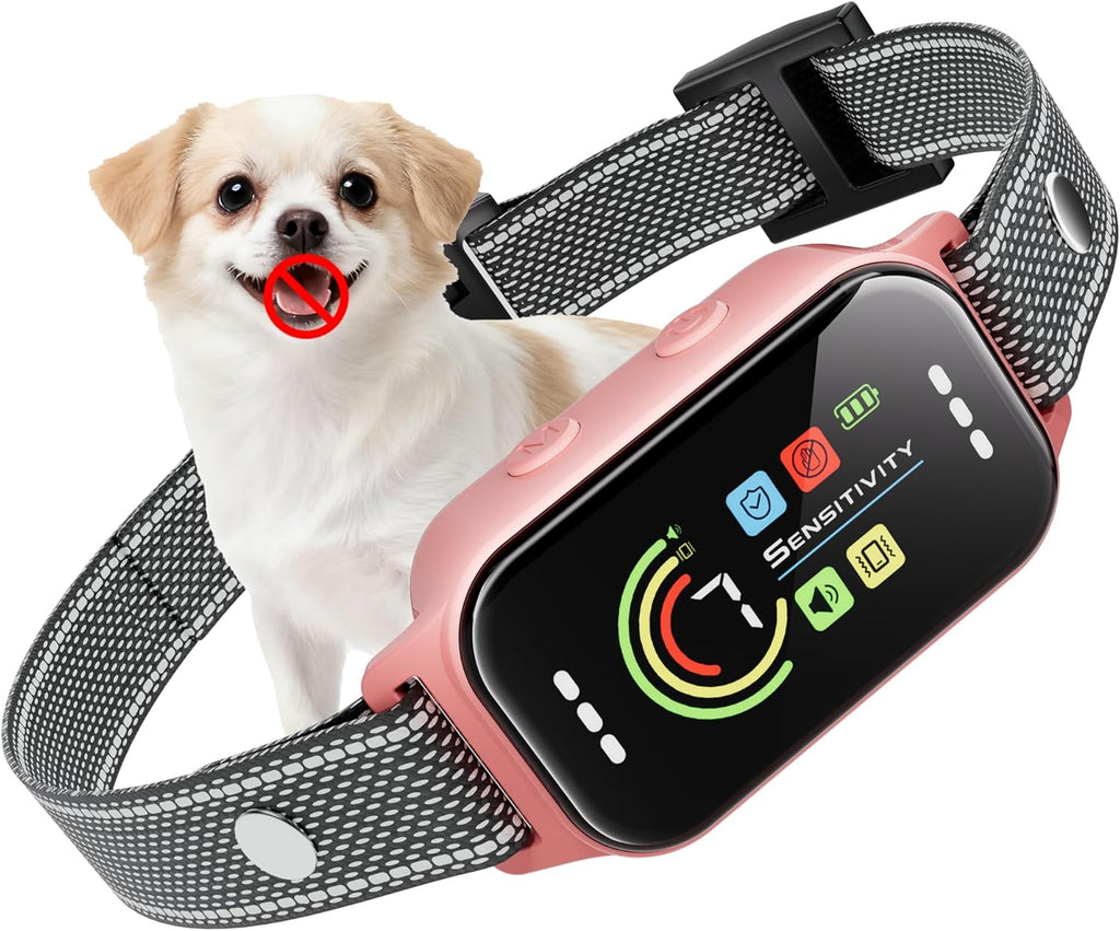 JEUJE Dog Bark Collar 2 Pack, Bark Collar for Large Medium Small Dogs 8-120lbs, AUTO Barking Collar, Bark Training Collar with 7-Level Sensitivity + 5 Safety Modes Humane Training System - Image 9