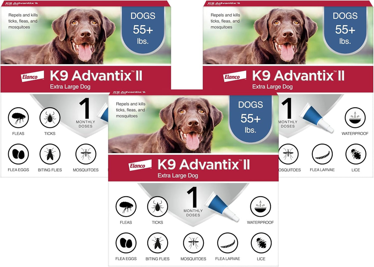 K9 Advantix II XL Dog Vet-Recommended Flea, Tick & Mosquito Treatment & Prevention | Dogs Over 55 lbs. | 6-Mo Supply - Image 12