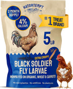 Hatortempt 10lbs Black Soldier Fly Larvae for Chickens - 114X More Calcium Than Mealworms for Chickens - High Protein Worms - Feed Treats for Laying Hens, Quails and Ducks - Image 9