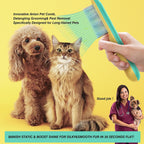 Electric pet grooming tool with negative ion technology