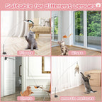 Maiguangta replacement feather attachments with small bells for interactive cat wands.