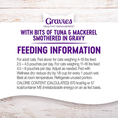 Premium authentic Wellness brand cat food box side view