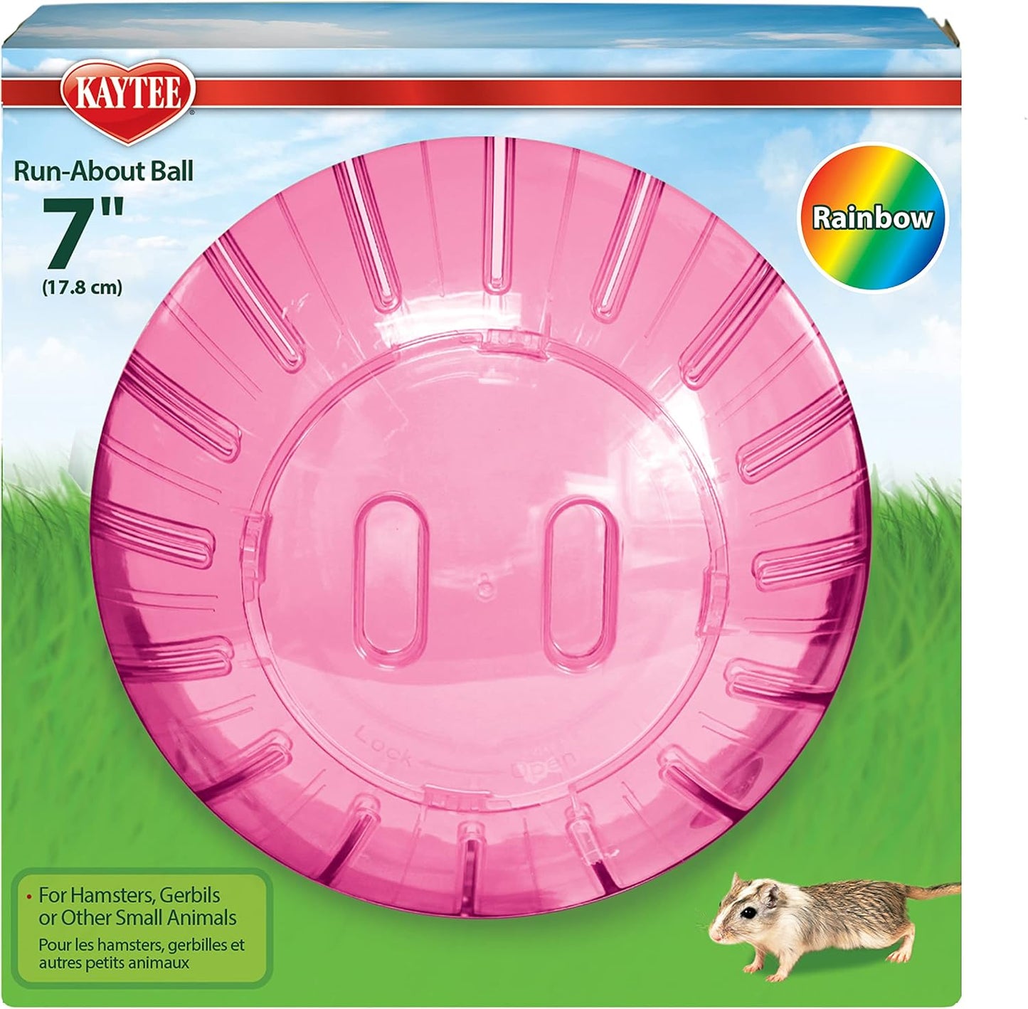 Kaytee five inch clear plastic exercise ball for pet mice
