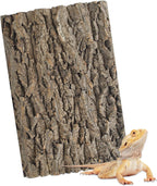 PINVNBY Reptile Terrarium Cork Background, Bearded Dragon Tank Bark Backdrop Wall Decor with Artificial Moss for Gecko Lizard Tortoise Frog Chameleon(4 Pack) - Image 11