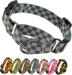 Kazazoo Martingale Collar for Dogs with Quick Release Buckle Adjustable Soft Durable Dog Collar for Medium Dogs No Pull Training Dog Collars-Black Sunflower M - Image 14