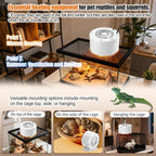 Adjustable temperature dial interface on the Runcasa terrarium warming pad.