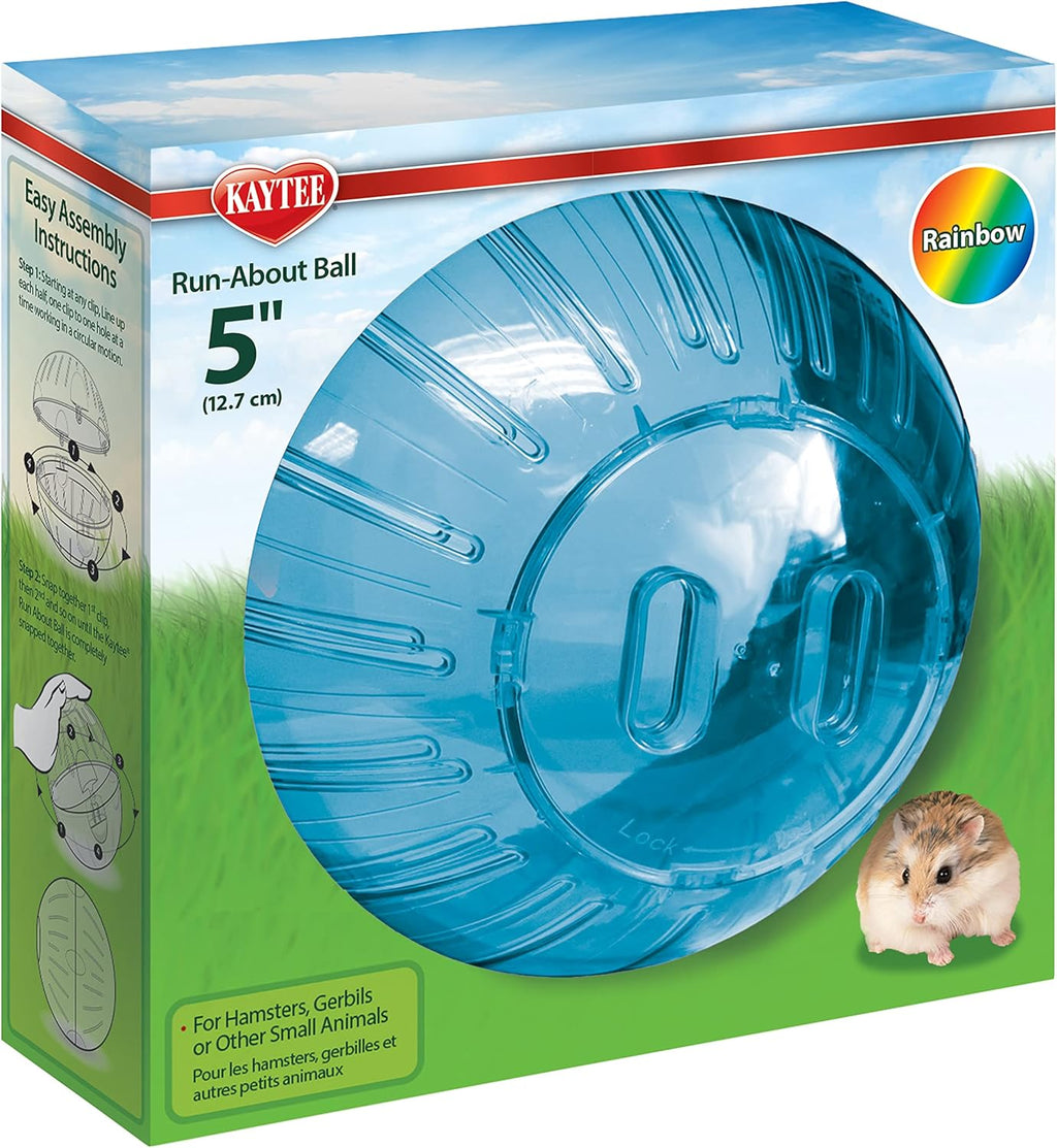 Kaytee 5" Clear Run-About Exercise Ball For Pet Dwarf Hamsters & Mice - Image 11