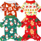 XPUDAC 4 Pack Dog Pajamas for Small Dogs Pjs Clothes Puppy Onesies Outfits for Doggie Duck Shirts Sleeper for Pet-M - Image 10