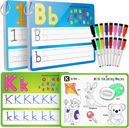 Coogam Handwriting Drawing Practice Cards front view showing educational tracing flashcards package
