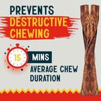 Canine Chews beef flavored rawhide sticks for puppies
