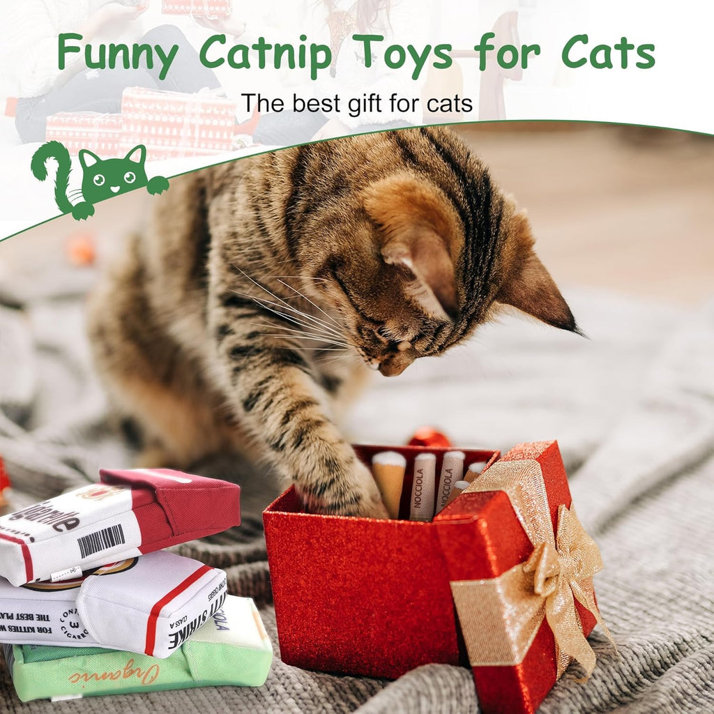 Nocciola catnip toy set for stress relief and exercise