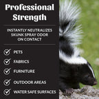 Eco friendly plant based pet deodorizer spray bottle close up
