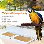 Ovesd 30-pack bird aviary cleaning supplies stacked together
