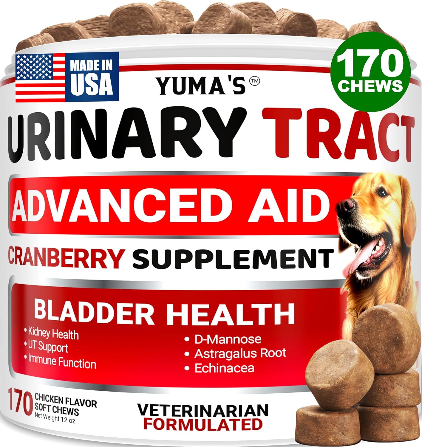 Turkey Tail Mushroom for Dogs - 170 Count - Mushroom Chews for Dogs Lipoma Lumps and Bumps - Immune Health, Digestive, Skin, Energy, Joint Vitamin Support Guard Buddy - Multivitamin Supplement - Image 11