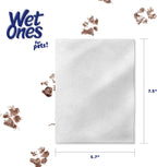 Wet Ones pop up canister sealing mechanism for maintaining moisture