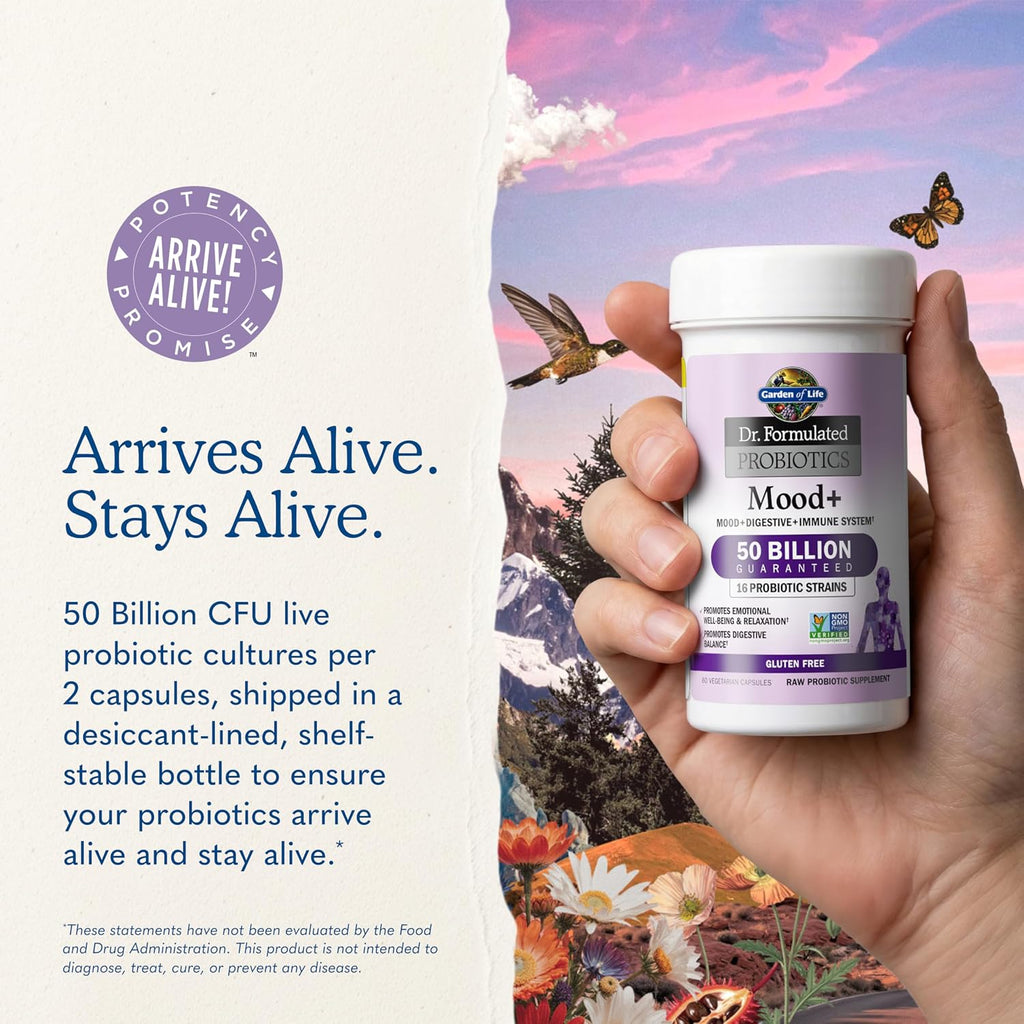 Garden of Life Dr Formulated supplement bottle with ashwagandha details