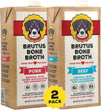 Brutus Chicken Broth Liquid for Dogs - All Natural Chicken Bone Broth for Dogs with Chondroitin Glucosamine Turmeric -Human Grade Dog Food Toppers for Picky Eaters & Dry Food -Tasty & Nutritious - Image 12