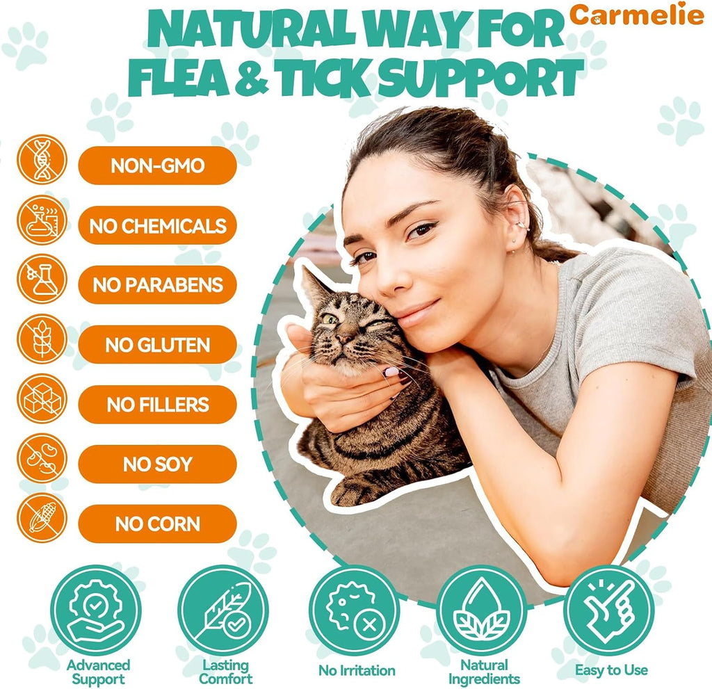 Carmelie chicken flavored cat supplement mixture close up with dropper