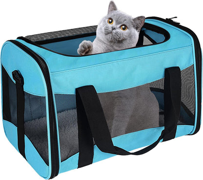 Small Animal Travel, Carrier for Hedgehog Rat Parrot Bird Guinea Pig, Lizards Carrier, Soft Sided Travel Carrier Portable Guinea Pig Up to 10 Lbs (15 * 10 * 10, Green) - Image 14