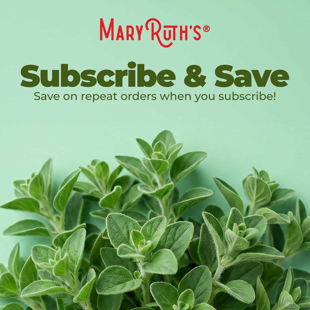 MaryRuth's USDA organic certified seal and quality marks