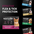 Active ingredients list including Fipronil and Etofenprox on the back of NextStar box.
