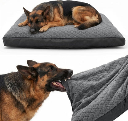 Wuslkdoghqog Gasur indestructible chew proof dog bed front view