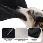 Soft velvet texture of Bedsure dog bed surface
