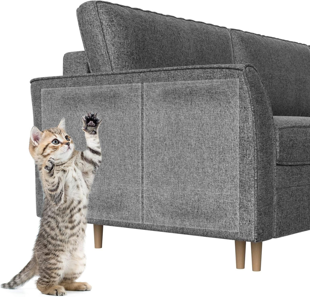 Non-toxic clear vinyl sheet for cat damage prevention