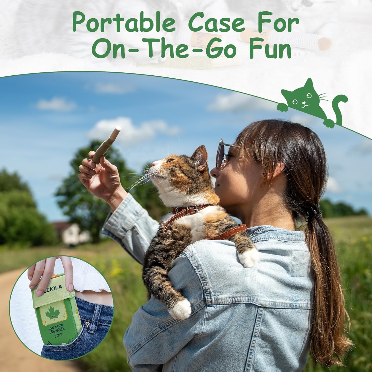 High quality fabric catnip toys with organic filling