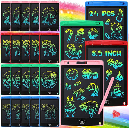 Zhehao 24 piece LCD writing tablet doodle board set front view