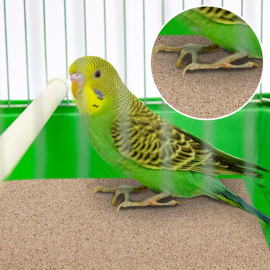 Fabbay gravel paper bird cage liners 11 by 17 inches dimensions