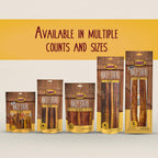 Premium slow-roasted beef pizzle sticks providing entertainment for heavy chewers