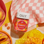 OLLY Probiotic and Prebiotic Gummy brand packaging overview