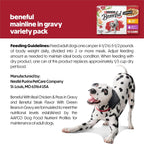 Healthy wet dog food with twenty three essential vitamins and minerals