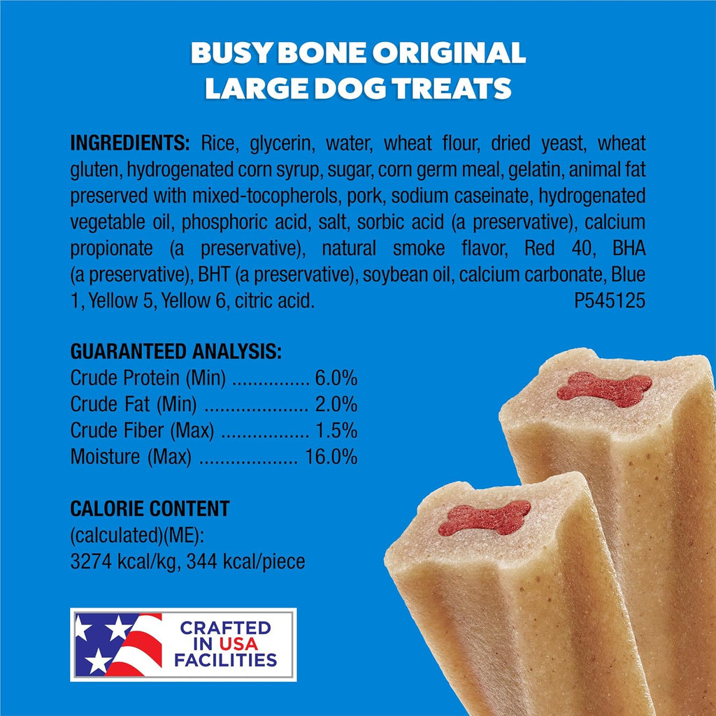 Purina Busy Bone dual layered interactive dog treat bone
