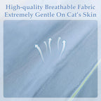 ANWA cat spay recovery suit illustrating open back design for litter box access