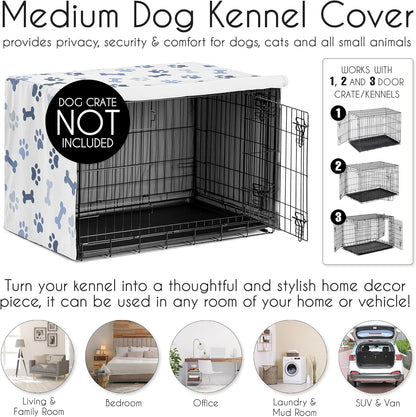 Sweet Jojo Designs canvas dog crate cover roll up flaps