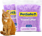 PetSafe ScoopFree 4.3 lb Bags (2 Pack) Premium Crystal Cat Litter - Outperforms Clay Litter - Refill Packs - Reusable Tray Compatible - Fresh Scent - Image 13