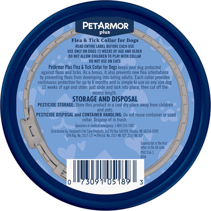 Two pack PetArmor collar box showing 12 months protection