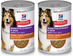 Hill's Science Diet Adult Sensitive Stomach & Skin Wet Dog Food, Turkey & Rice, 12.5 oz. Cans, 12-Pack - Image 14